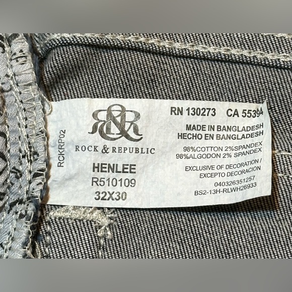Rock and Republic Jeans Women’s Size 32x30 Bootcut - Picture 5 of 5